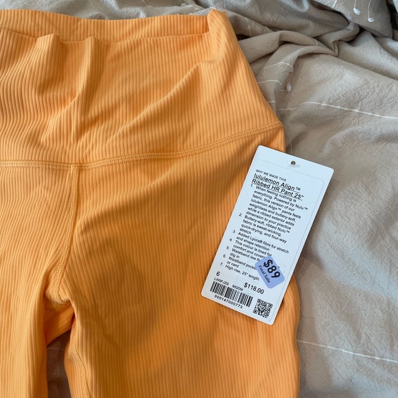 Lululemon align 25” ribbed leggings - Picture 3 of 4